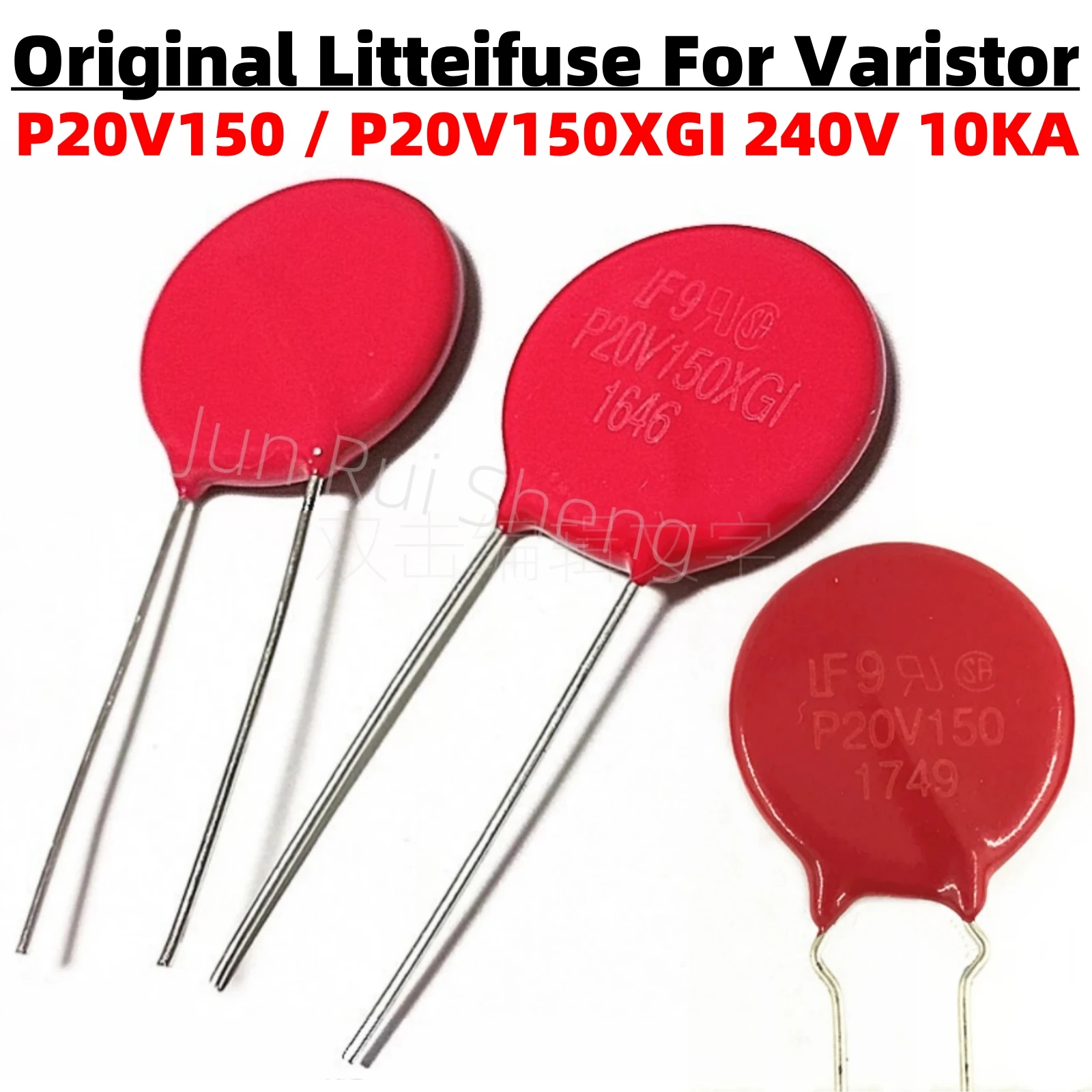 1/10/20PCS Litteifuse For Red Varistor V20E150P P20V150 240V 10KA Rheostat V20E150 V20E150PXG1/V20E150PXGI P20V150XGI/P20V150XG1