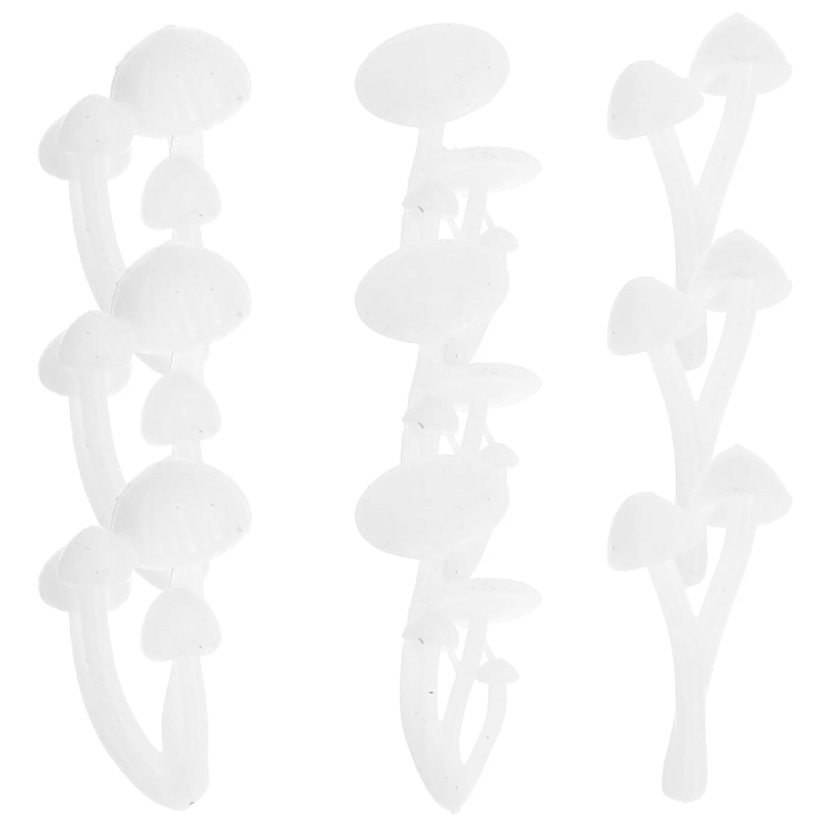 9 Pcs Plant Micro Landscape Ornament Mini Mushroom Decoration Mold Design Craft Miniature Model