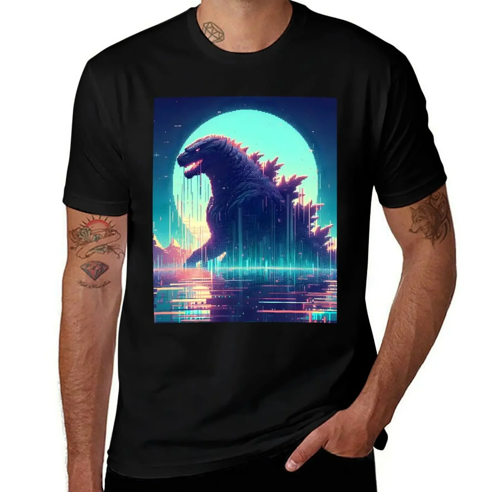 

Godzila T-Shirt valentines clothes customs luxury clothing labubu t shirts for men pack