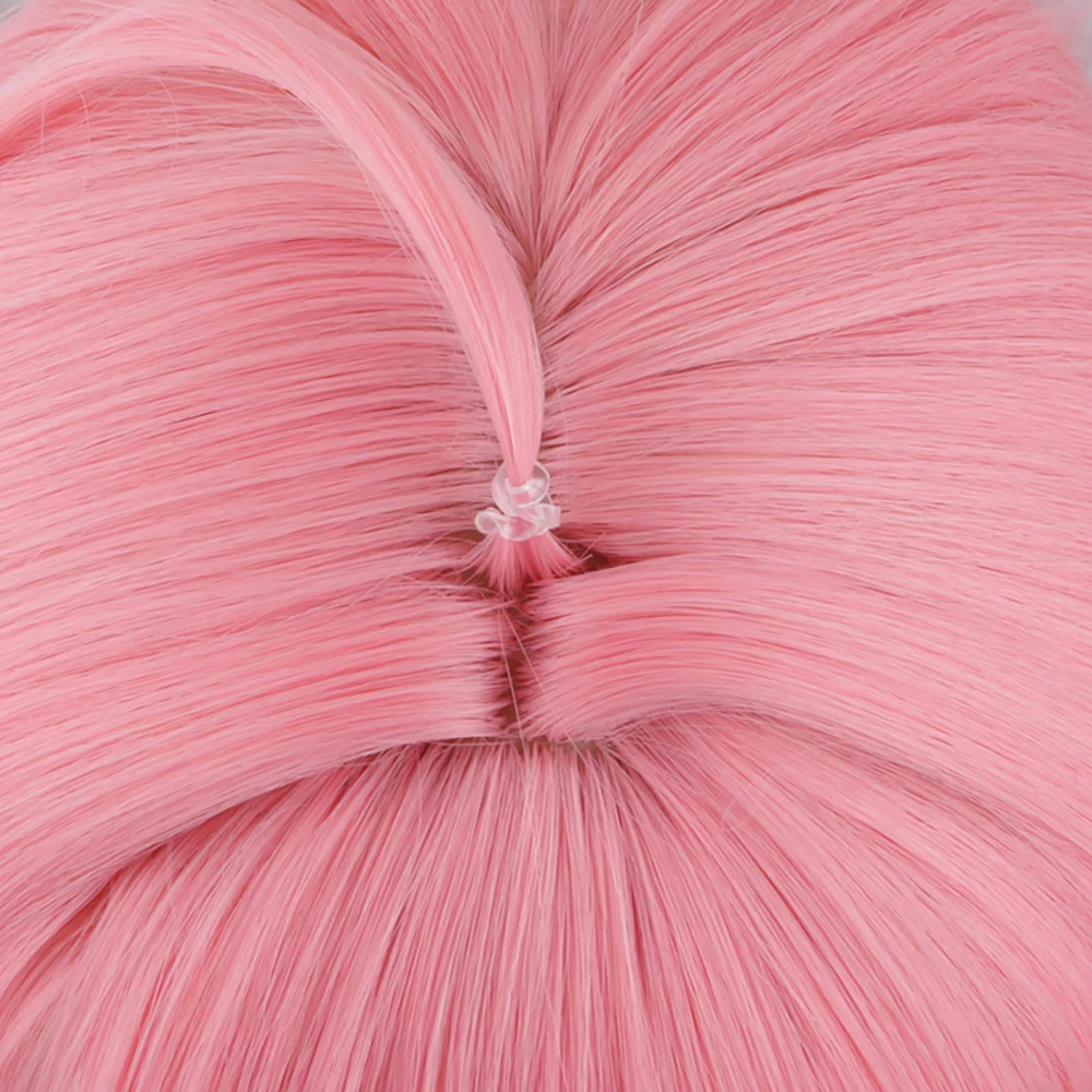 شعر صناعي عالي الجودة من Anime Spy×Family Anya Forger، بوب قصير، أداء مسرح وردي 14 بوصة، شعر مستعار للحفلات اليومية