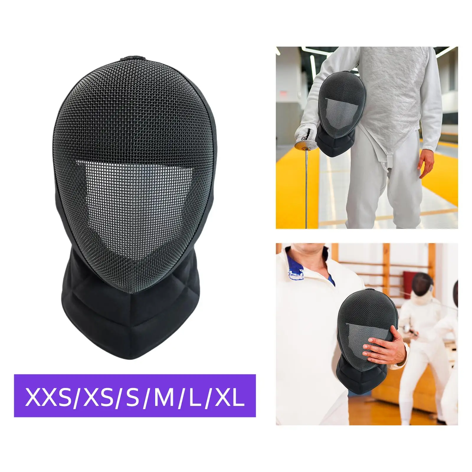 

Fencing Mask Fencing Coaches Mask Lightweight Anti Stab Epee Gears Fencing
