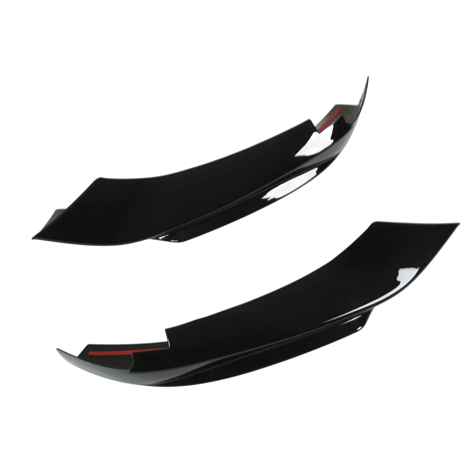 2 pz auto paraurti anteriore diffusore Spoiler Splitter nero lucido sinistro destro per BMW serie 4 F32 F33 F36 M Sport 2014-2020 strumento