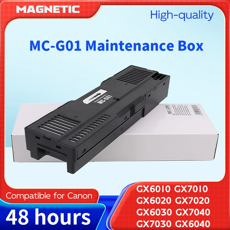 

Коробка обслуживания MC-G01, совместимая с Canon MAXIFY GX6010 GX7010 GX6020 GX7020 GX6030 GX7030 GX6040 GX7040 GX6050 GX7050 GX6060
