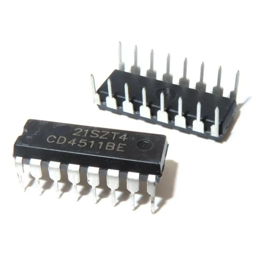 10PCS CD4511BE DIP16 Latch Decoder Chip CD4511