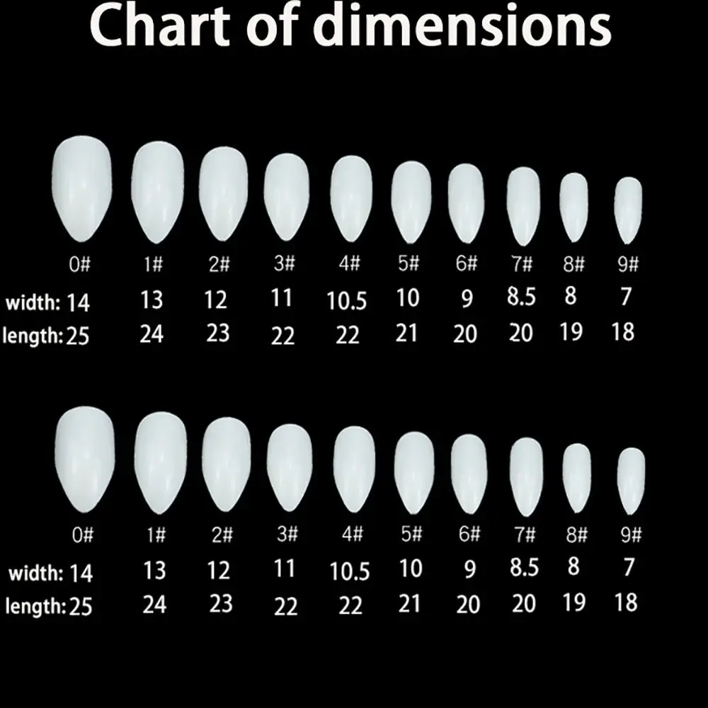 ファッションキュスサークルアーモンド型つけ爪フルカバー取り外し可能フレンチスタイルネイルミディアムレングスチェリーグラデーションプレスオンネイル女性用