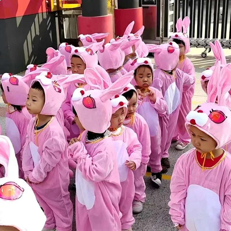 الأطفال الحيوان تظهر الملابس اثني عشر زودياك أرنب القرد زي الأغنام مالون الدجاج الكلب الثور الأفعى النمر ماوس تأثيري حلي