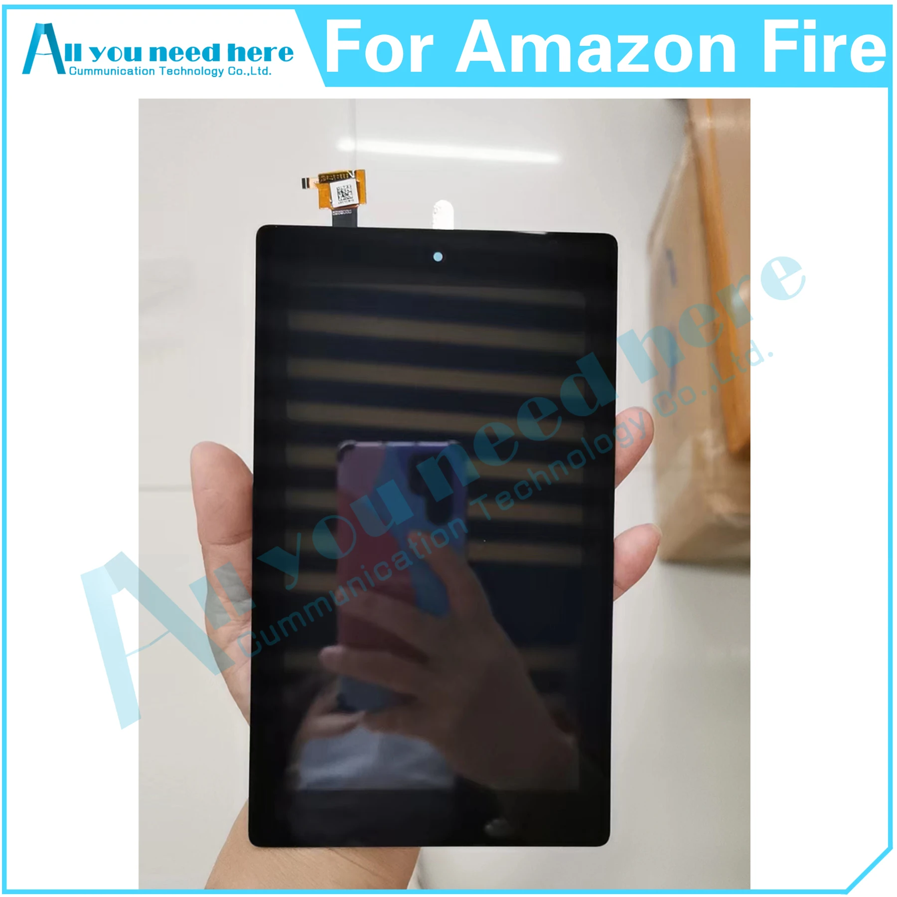 

100% Test AAA For Ama Zon Kindle Fire 7th Gen HD7 2017 HD 7 2017 LCD Display Touch Screen Digitizer Assembly Repair Parts