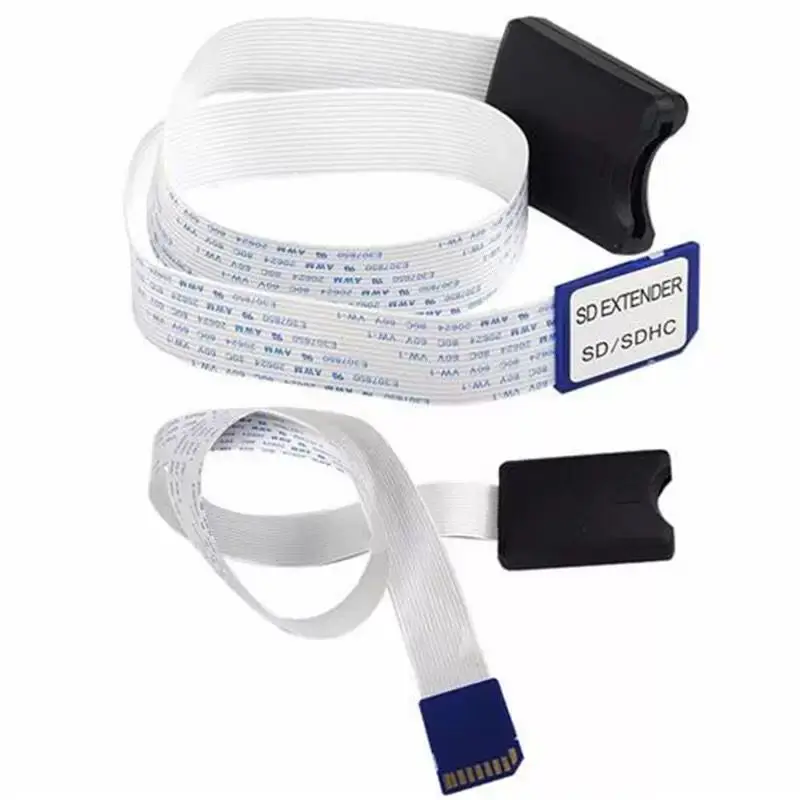 10cm 15cm 25cm 48cm SD Card Female to TF Micro SD Male SD to SD TF to TF Flexible Card Extension Cable Extender Adapter Reader