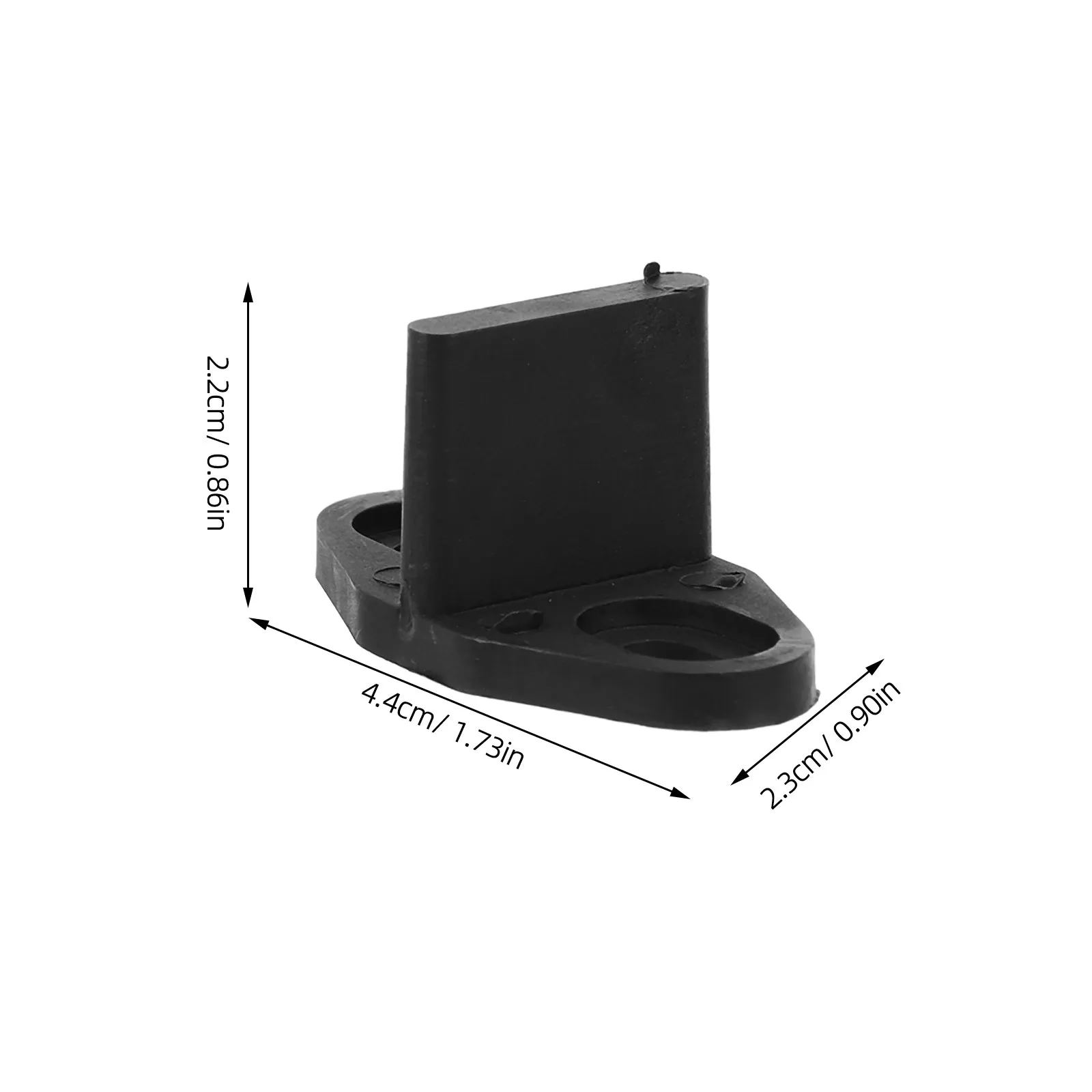 6Pcs Barn Door Floor Guide Roller Sliding Door Bottom Stabilizer High Strength Plastic Silent Smooth Rail Stopper