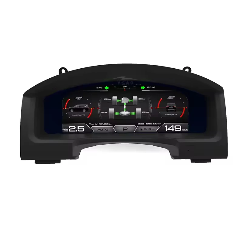 Upgrade Interior Kit Mechanical Dashboard For Land Cruiser LC200 Up To LX570 New Digital Cluster Auto Speedometer