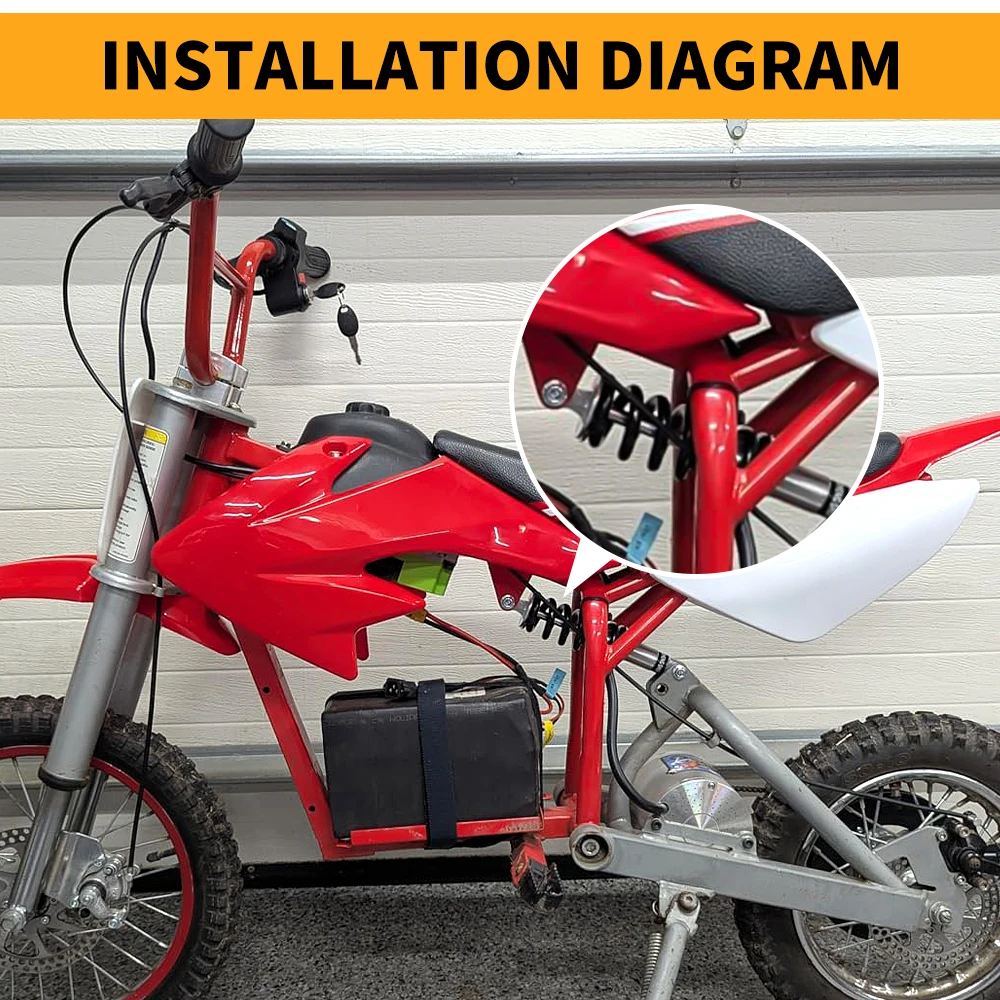 AliExpress NONE Rear Shock Absorption For Razor MX650 MX500 SX500 Motorcycles Accessories Rear Shock Absorber Replacement Electric Dirt Bike