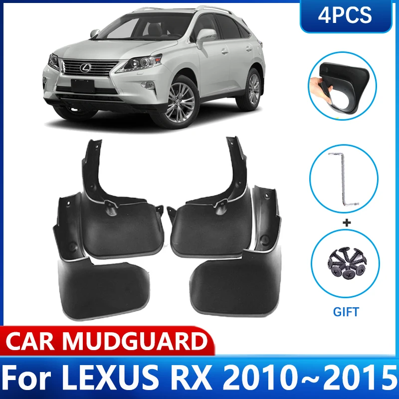 

Автомобильные брызговики для LEXUS RX RX450H RX270 RX300 RX350, аксессуары 2010 ~ 2015, передние колеса, брызговики, брызговики, брызговики