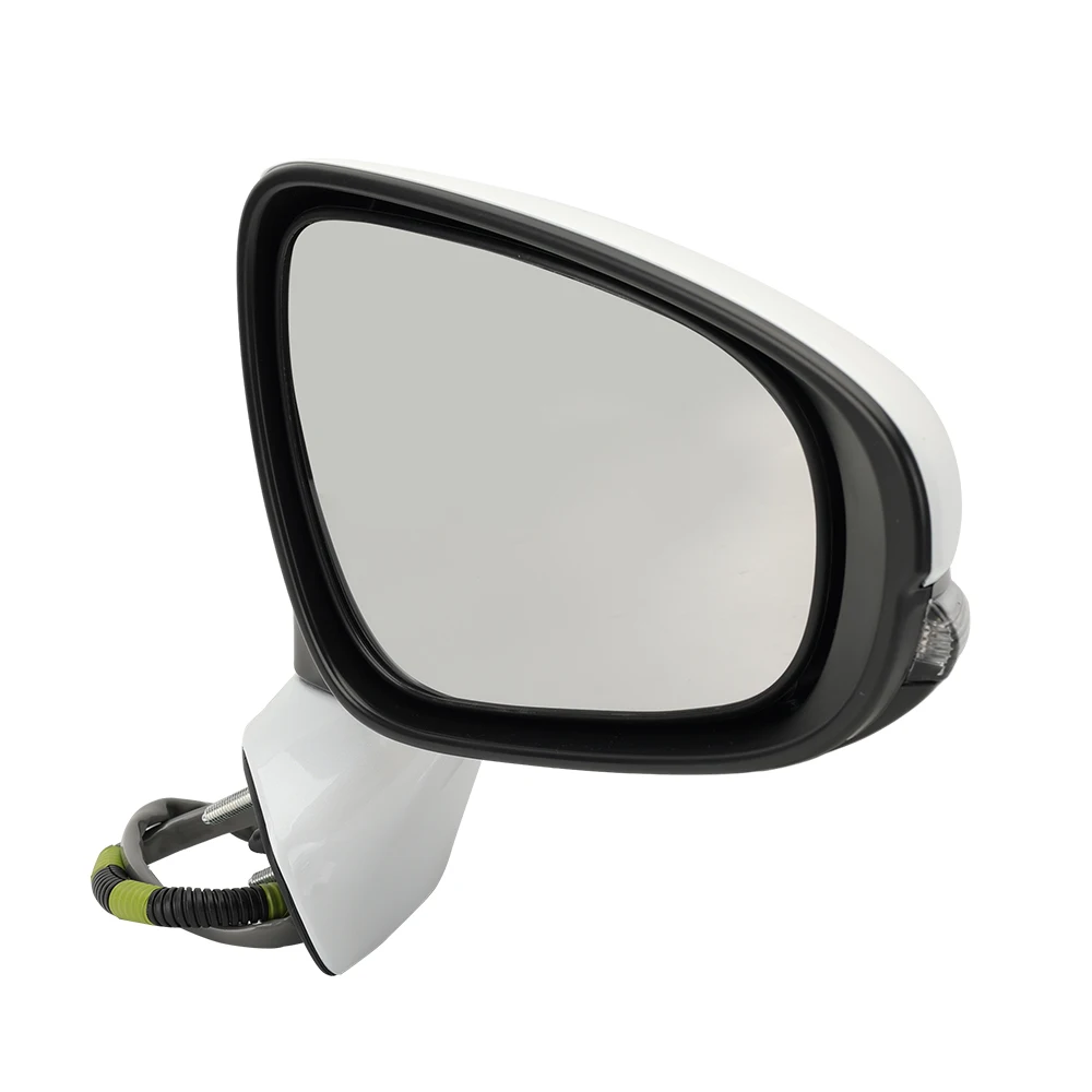 1Pc Right Door Side Mirror Assembly For Lexus ES350 2013-2018 11 Pins Glossy White No Anti Glare Heated Wing Mirror Accessories