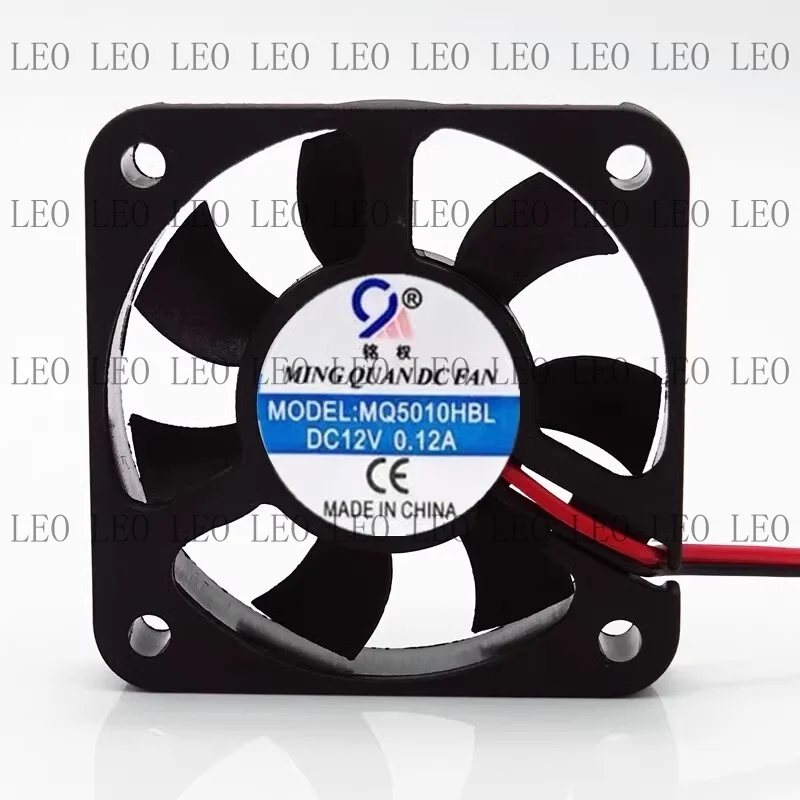 MY For MINGQUAN MQ5010HBL DC12V 0.12A 5CM 2-Wire Ball Cooling Fan