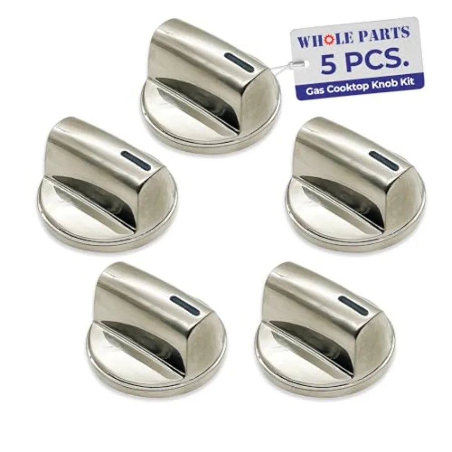 

Модернизированный комплект ручек для газовой плиты, 5 штук # 00654043 - Замена и совместимость с некоторыми горелками/плитами Bosch - Заменяет AP