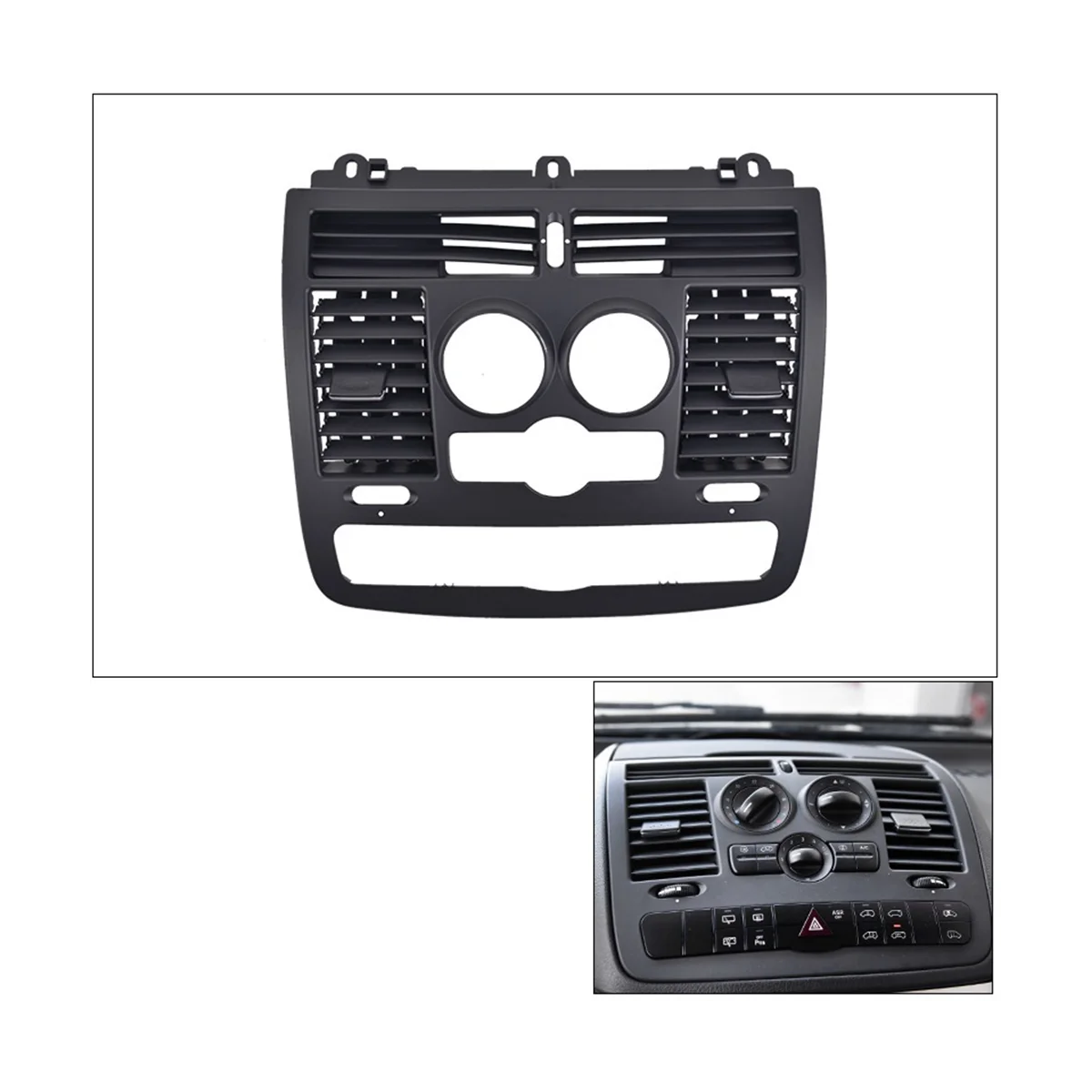 

Car Central Air Vent Outlet Cover for Mercedes Benz Vito Viano W636 W639 2004-2015(Model B)