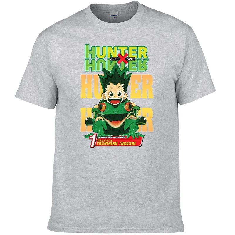 Anime Hunter X Hunter Anime T-shirt 2023 Summer New Cotton T-shirt Casual Harajuku Street Apparel Casual Short Sleeve Top F128