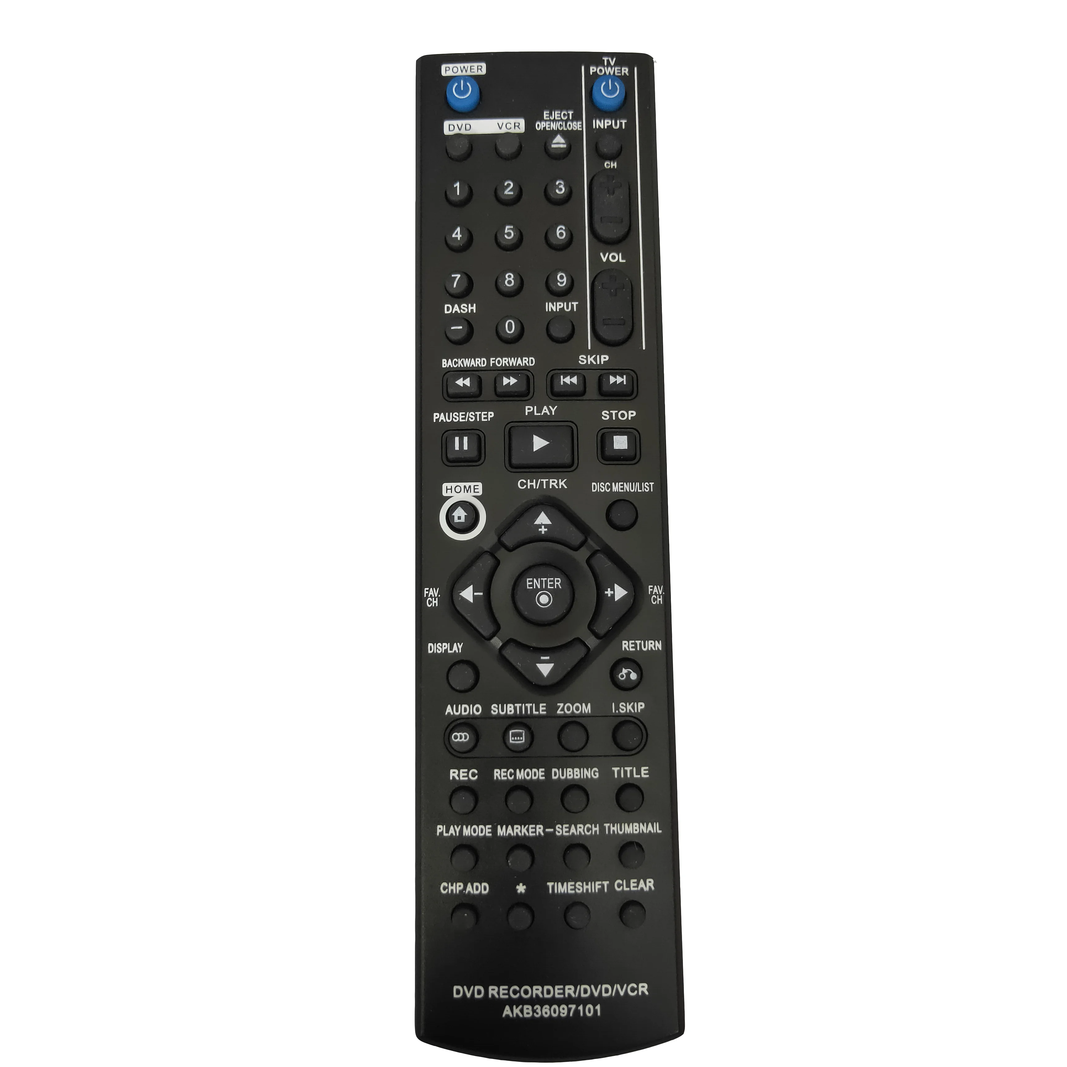 NEW Replacement AKB36097101 Fit for DVD Recorder DVD VCR Remote control RC897T RC397HM Fernbedienung