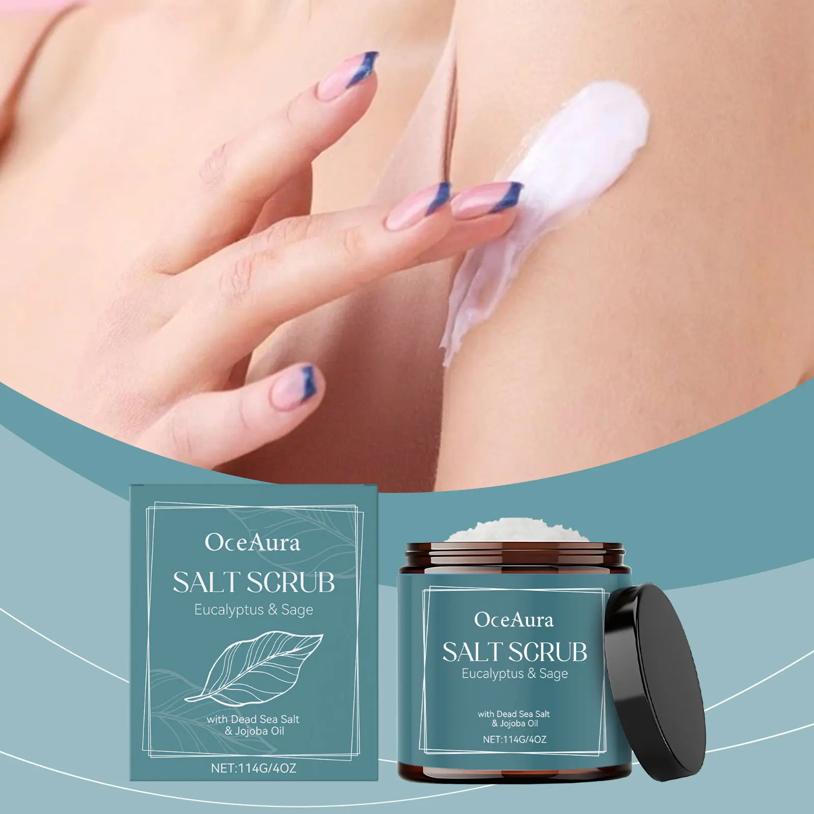 

Salt Scrub Exfoliating Body Wash Deep Cleansing Moisturizing Whitening Hydrating Remove Dead Skin Smooth Bathing Sensitive Care