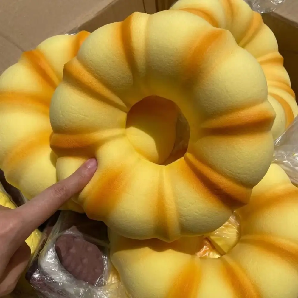 Simulated Donut Bread Squeeze Prank Decoration Slow Rising Fried Bread Stick Squishy Oversized Soft Elastic