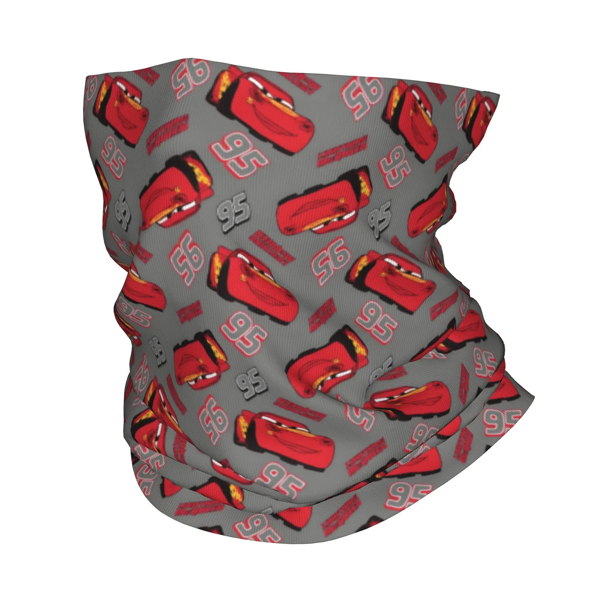 Benutzerdefinierte Lightning Mcqueen Cool Bandana Winter Halswärmer Männer winddicht Wrap Gesichtsschal für Ski Racing Auto Gamasche Stirnband