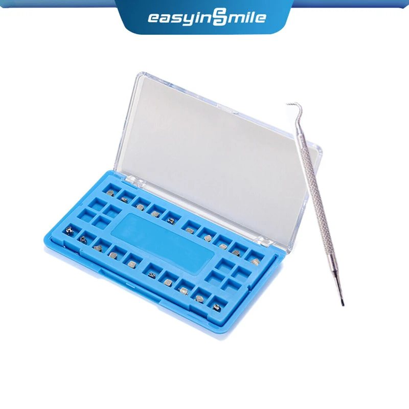 Easyinsmile Orthodontic Self Ligating Metal Mini Orthodontic Brackets Braces Roth / MBT 345 Slot .022