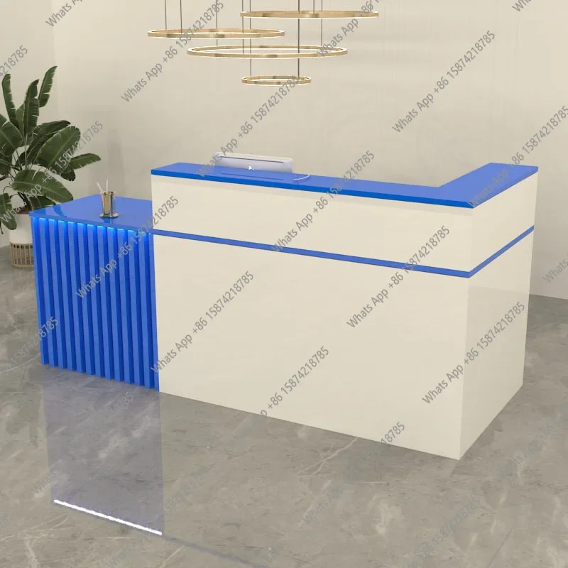 

S Design Modern Reception Desks Beauty Shop Bar Luxury Restaurant Hotel Reception Desks Company Mostrador Commercial Furniture