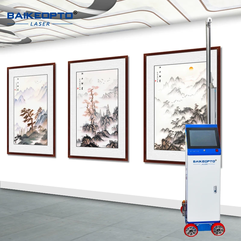 Impresora de pared 9600DPI AI 4K, impresora de pared Vertical UV automática 3D 5D, precio con rieles de ruedas