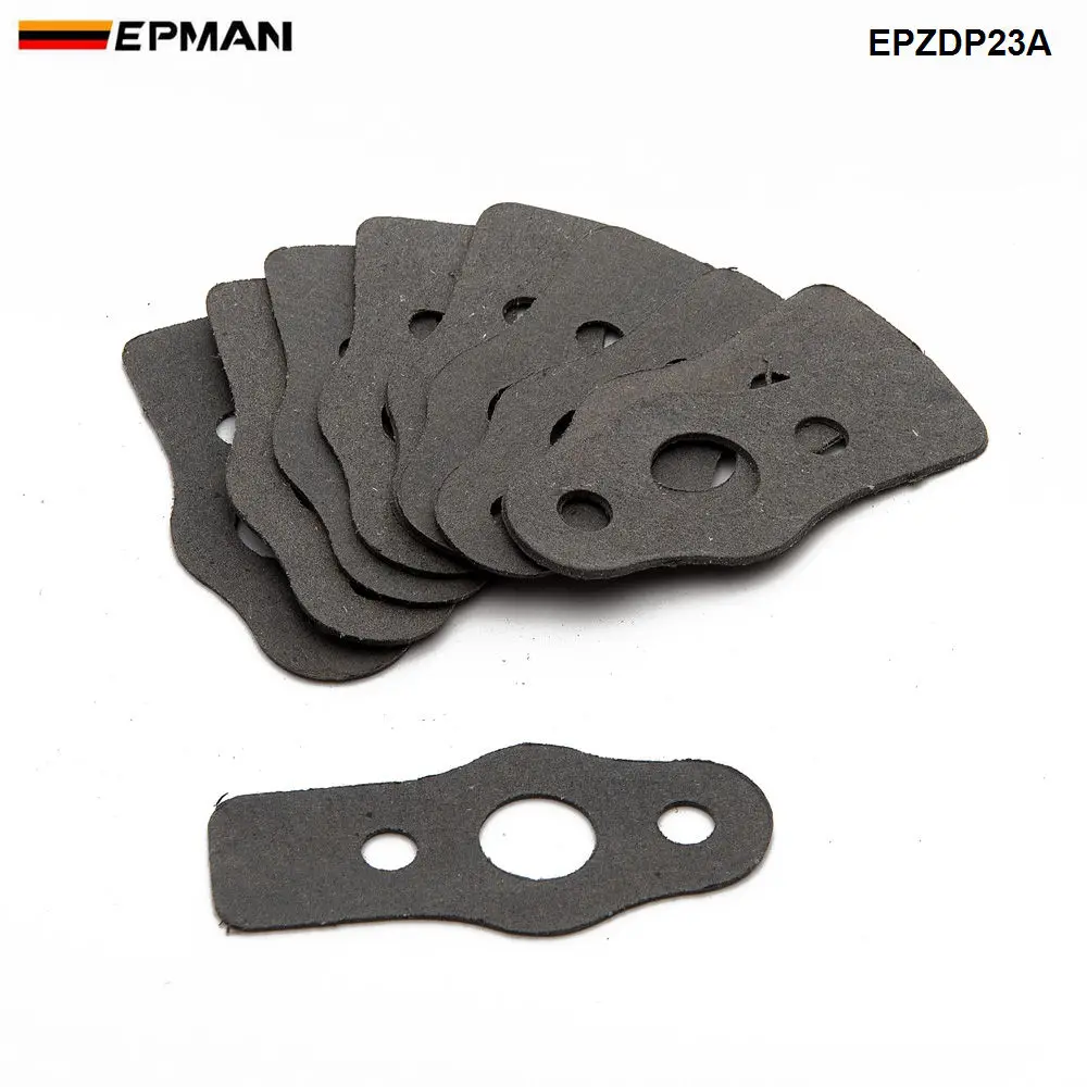 

EPMAN 10pcs/Lot Turbo Oil Drain Gasket For KKK K03 K04 IHI RHF4 RHB4 RHB5 TD04 TD05 TD06 TF035 Turbocharge EPZDP23A