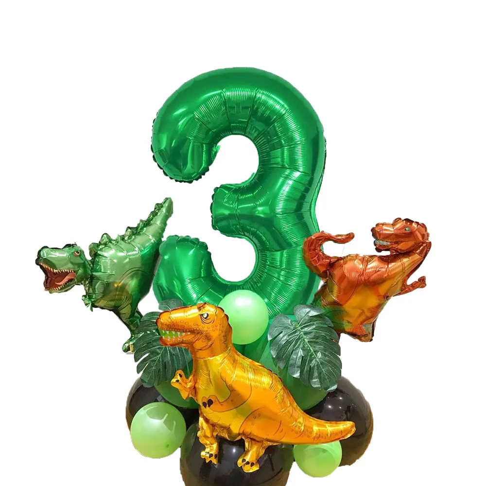 16PCS/PACK Dinosaur Pillar Party Decoration Balloon Set