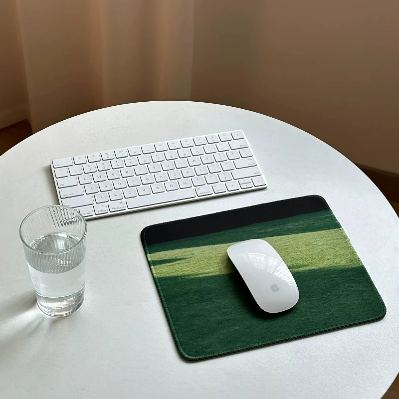

Green Mouse Pad Customization Rubber Non-slip Lock The Edges Around for Office Study Computer Desk Cushion Keyboard Accessories