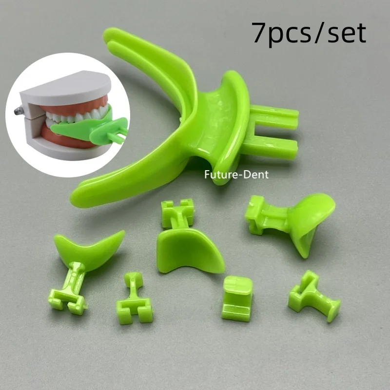 1 Set BPS Oral Centric Tray Kit Dental Impression Trays Denture Repair Occlusal Record Articulator Facebow Autoclavable