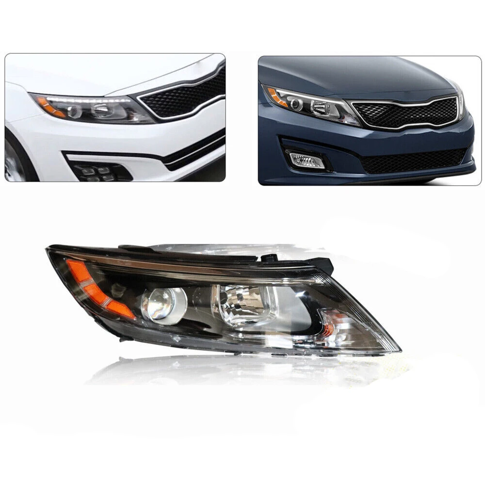 For Kia Optima 2014-2015 Halogen Headlight Headlamp Right Passenger RH Side USA