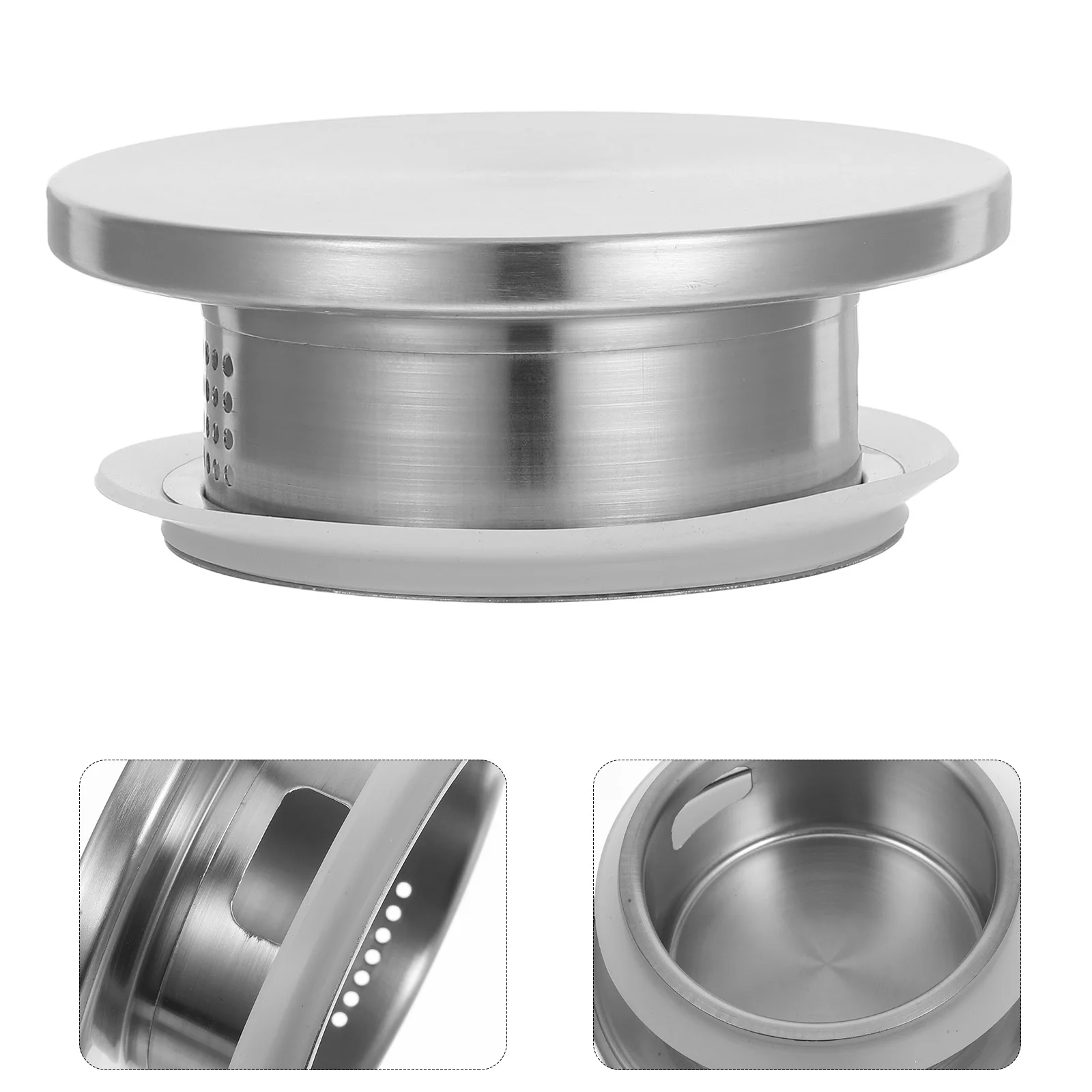 

2Pcs Replaceable Stainless Steel Filtering Jug Lid with Optimized Hole Structure Ideal for Tea Brewing and Fresh Juice Serving