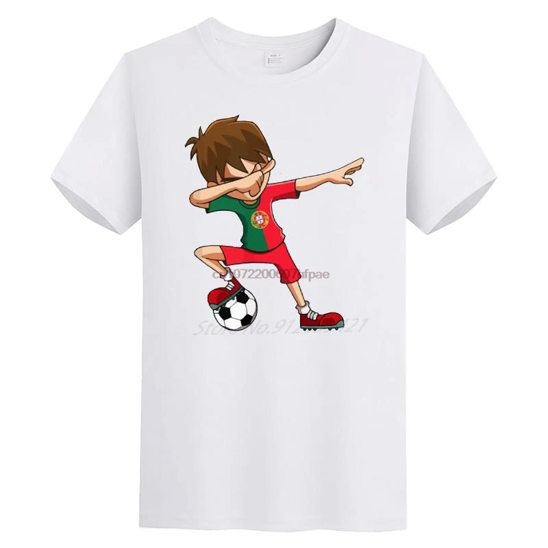 Soccers Shirt For Boys Dabbing Morocco Flag Funny Graphic T…