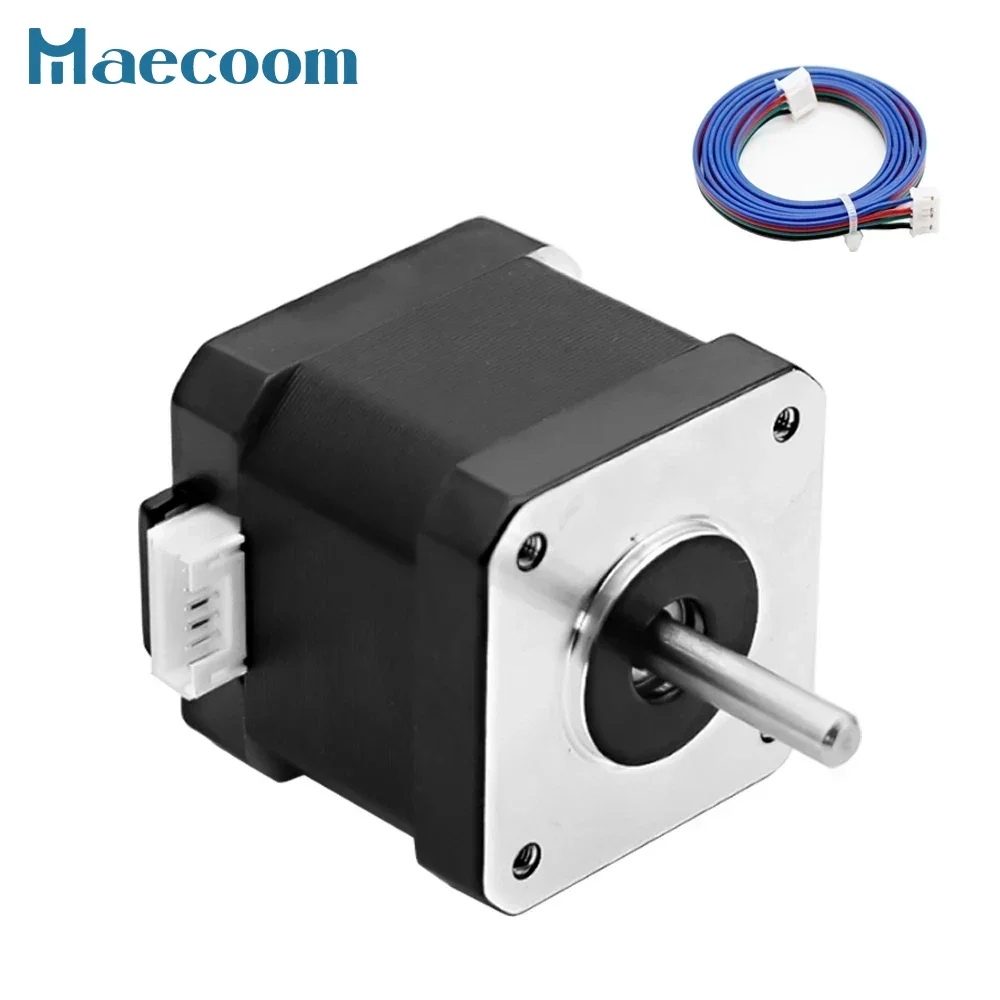 

Nema 17 Stepper Motor 40mm 42motor Nema17 42BYGH 42N.cm (59.5oz.in) 4 Lead Stepper Motor for 3D Printer Printing XYZ Axis