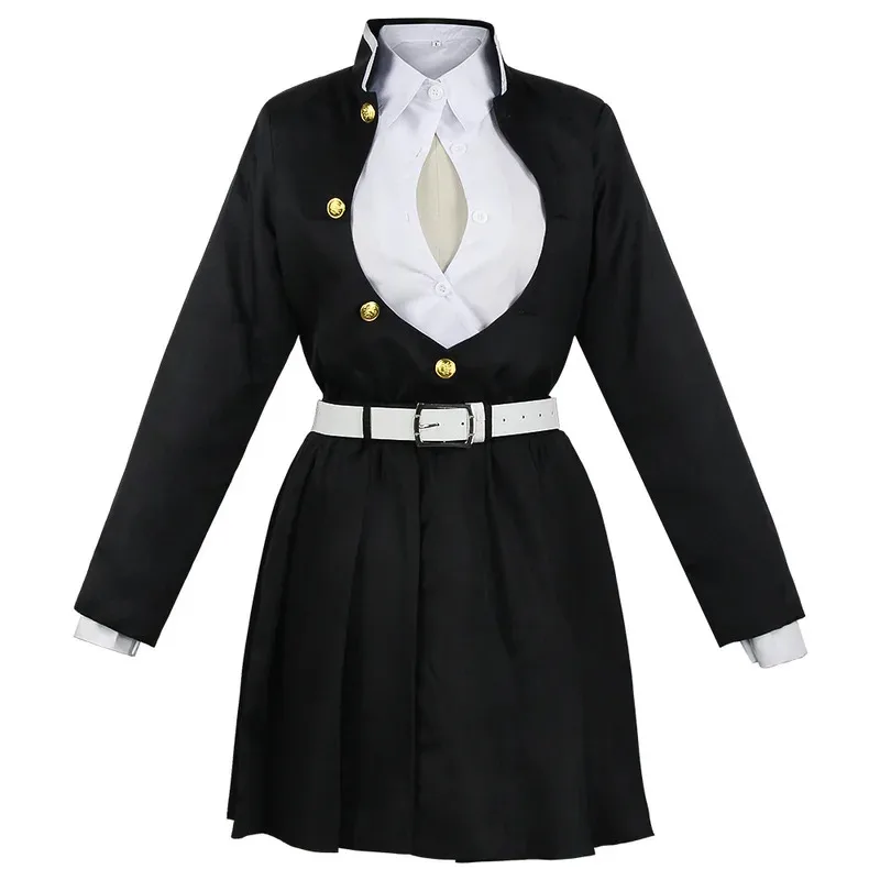 

dd12Adult Kids Demon Slayer Kimetsu No Yaiba аниме кимоно Kanroji Mitsuri косплей полный комплект парик костюм на Хэллоуин для женщин и девочек