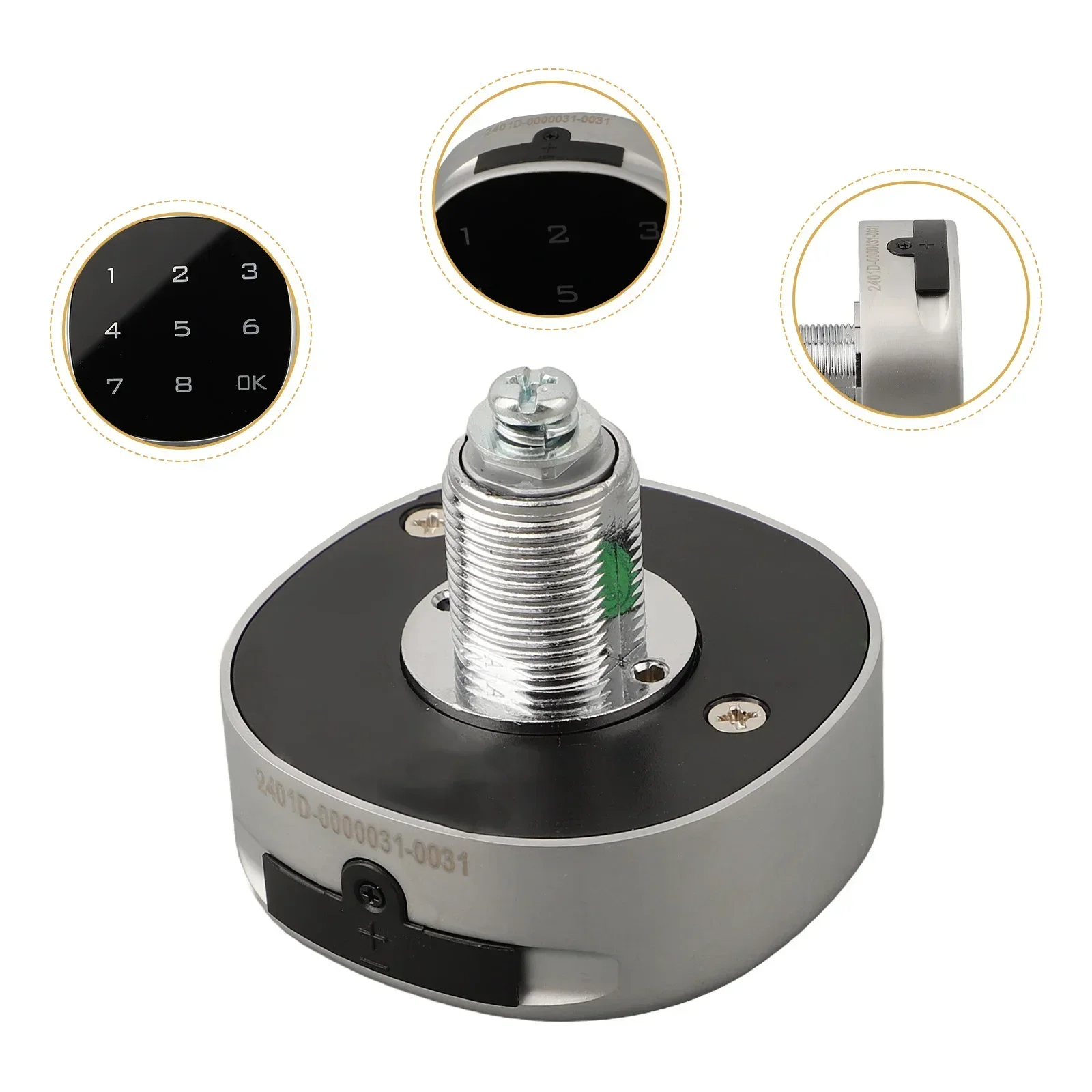 File Cabinet Tongue Lock Locker Drawer Lock Touch Screen Digital Electronic Combination Lock For Cabinet Mailbox Documents