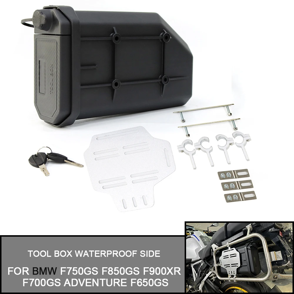 For BMW F750GS F850GS F900XR F700GS Adventure F650GS Adventure Super Tenere Side Decorative Box Motorcycle Waterproof Toolbox