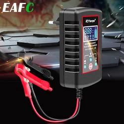 EAFC 12V 6V Motorcycle Car Battery Charger 2A Fully Automatic Lead Acid Battery Charger Mini Motorcycle Toy Battery Charger