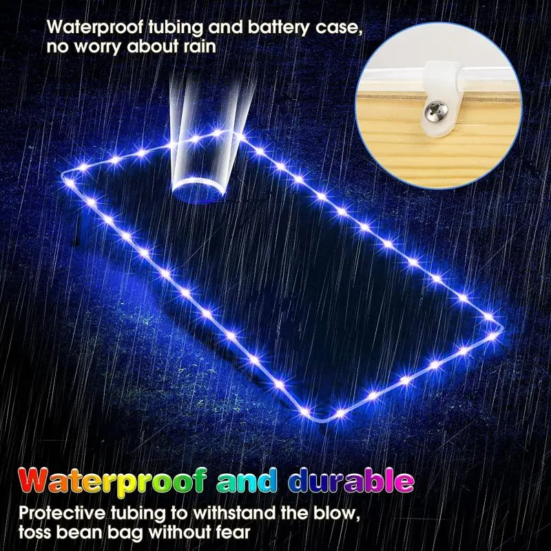 Cornhole Light String - Night Play 4
