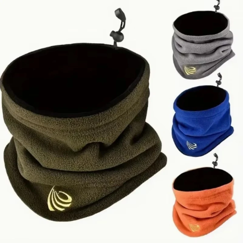 AliExpress 1/3pcs Fashionable Winter Camping Warm Wool Collar Cover Leather Ski Pipe Scarf Ski Board Outdoor Bicycle Cold Resistant Collar