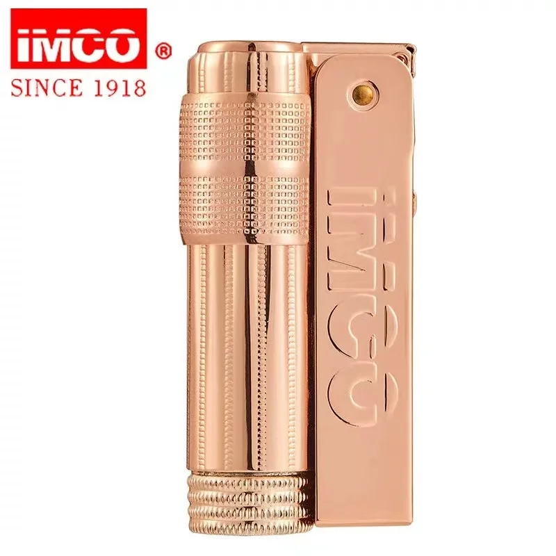 Austrian Gasoline Grinding Wheel Lighter Original IMCO 6700 Retro Stainless Steel Metal Lighter Kerosene Series with Gift Box