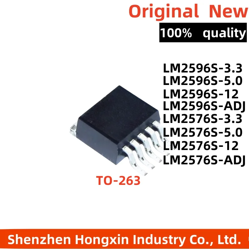 

10pcs LM2596S LM2576S LM2596S-3.3 LM2596S-5.0 LM2596S-12 LM2596S-ADJ LM2576S-3.3 LM2576S-5.0 LM2576S-12 LM2576S-ADJ TO-263