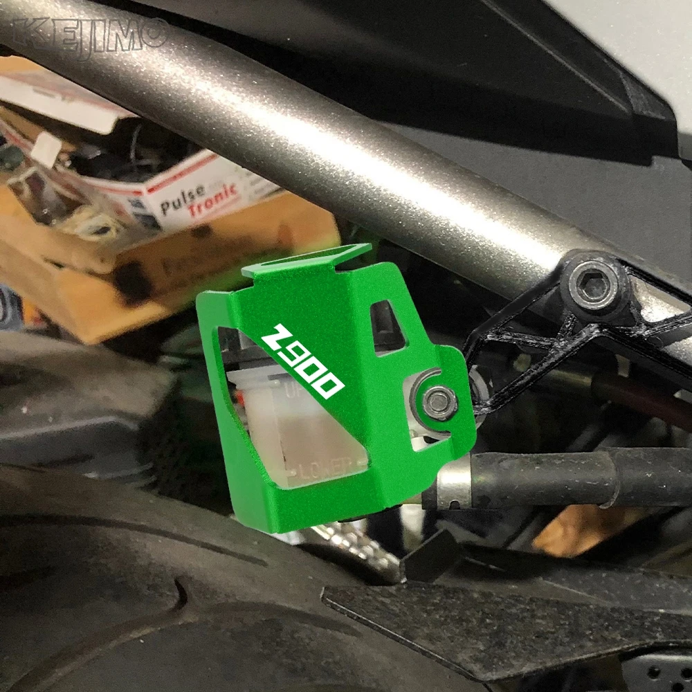 2026 For Kawasaki Z900 Z800 Z750 Z900RS Z400 Z 900 800 750 SE RS Motorcycle Rear Brake Fluid Reservoir Cover Guard Oil Cup Guard