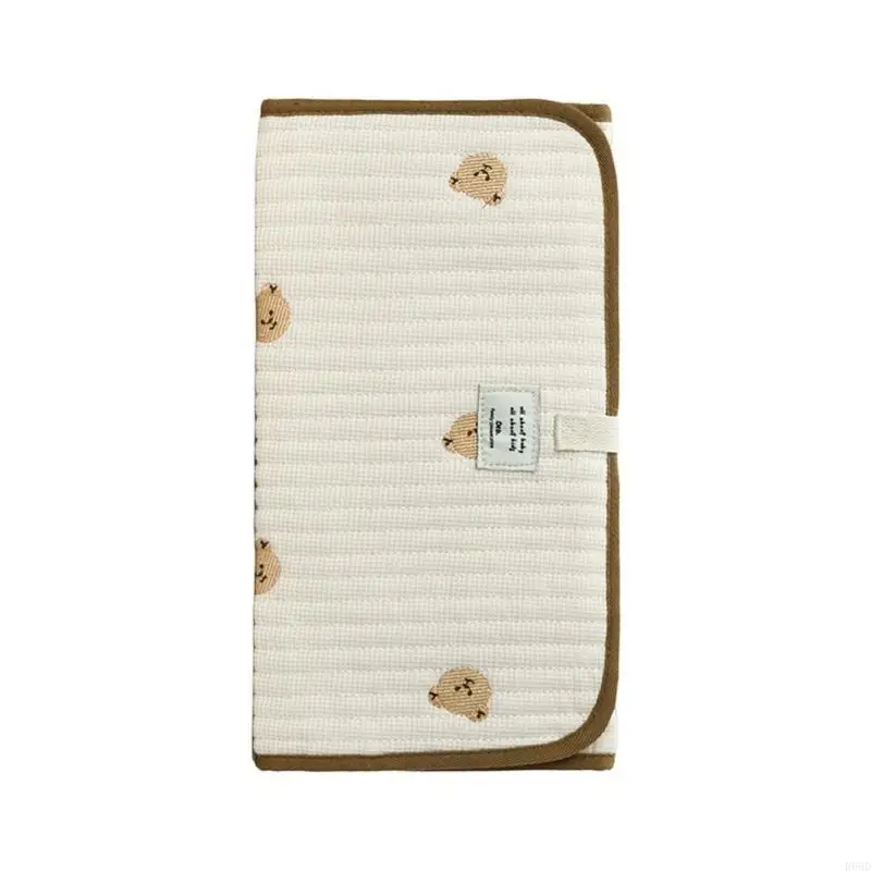 

R66D Lightweight Portable Baby Changing Mat Diaper Changer Pad with Integrated Storage Pockets and Comfortable Designs