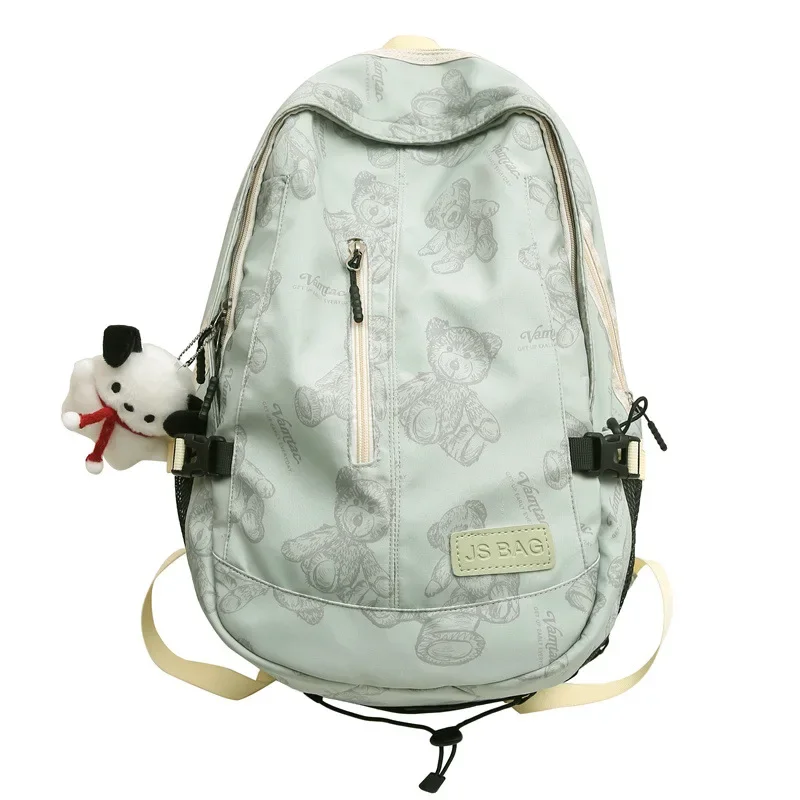 Lightweight Outdoor Climbing Backpack Water Resistant Classical Casual Daypack Cute Cartoon School Bookbag for Teenage Students