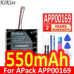 Batteria KiKiss da 550 mAh per batteria APack APP00169