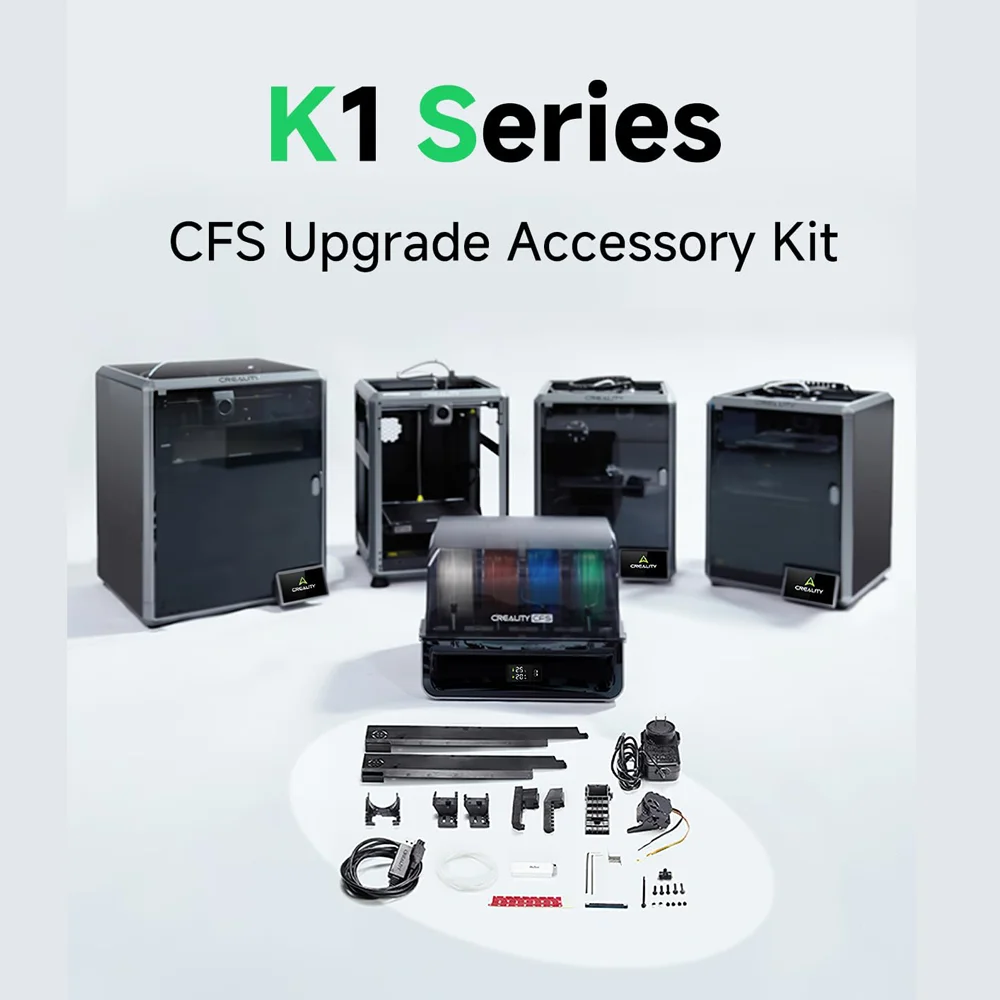 

Creality K1 Max / K1C CFS Upgrade Kit for K1MAX, K1C, K1, K1 SE 3D Printer Upgrade Multi-Color Printing Quick Connection To CFS