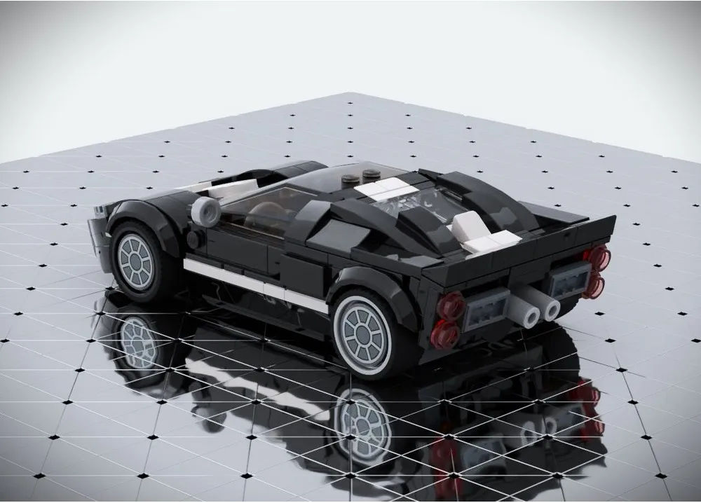 

310 Parts Building Block Car Model City Speed Champion GT40 Mk Classic Racing Toy Christmas Gift For Boys